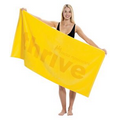 Promotional Velour Terry Beach Towel (Color Imprinted)